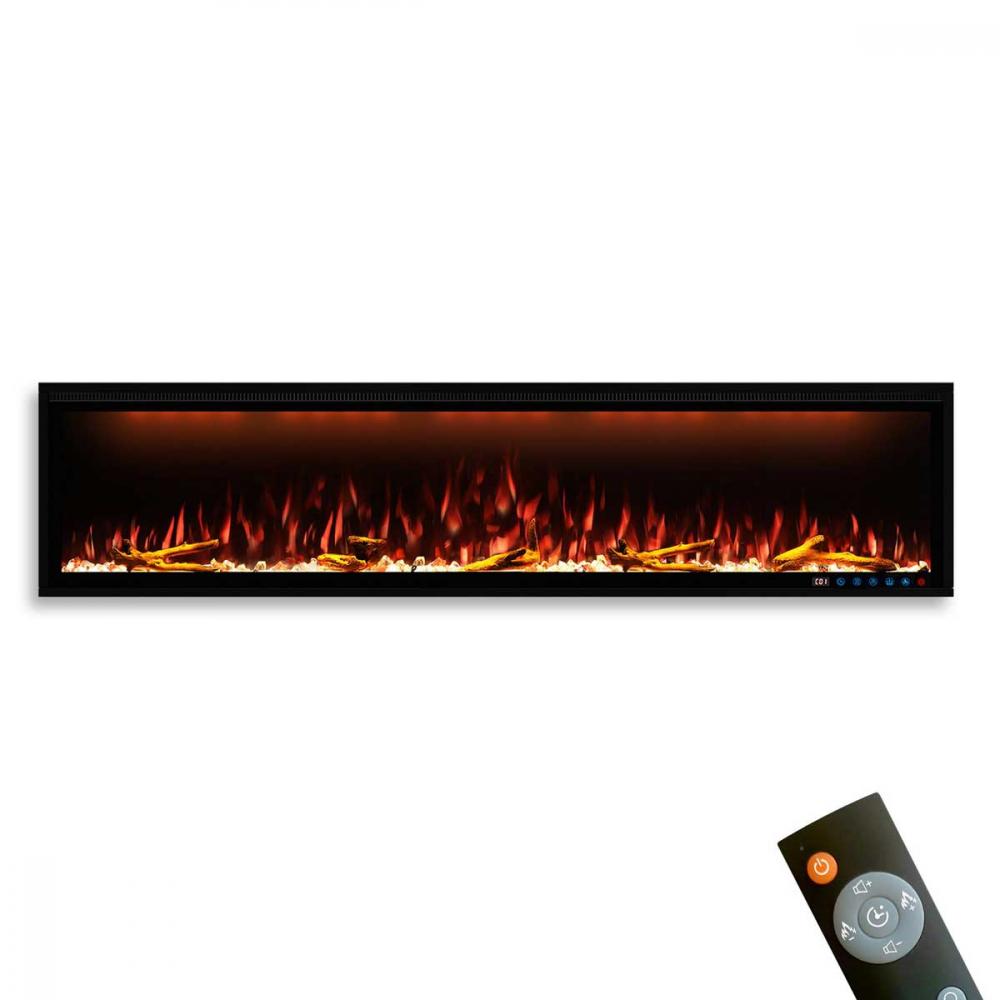 Electric wall fireplace Smart Wall 74